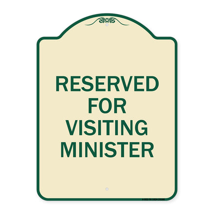 Reserved for Visiting Ministers