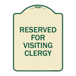 Reserved for Visiting Clergy