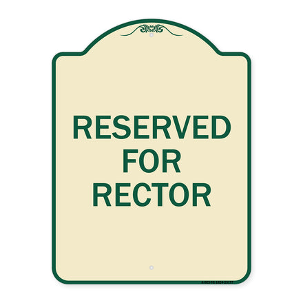 Reserved for Rector