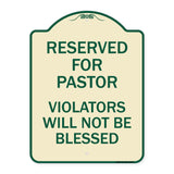 Reserved for Pastor Violators Will Not Be Blessed
