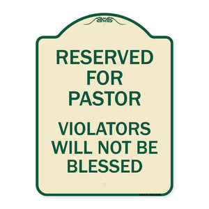 Reserved for Pastor Violators Will Not Be Blessed