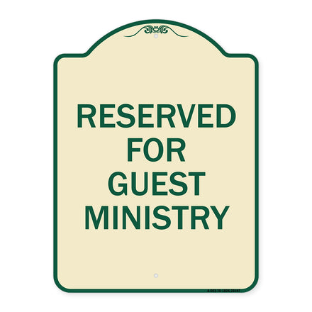 Reserved for Guest Ministry