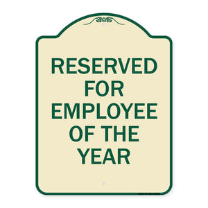 Reserved for Employee of the Year