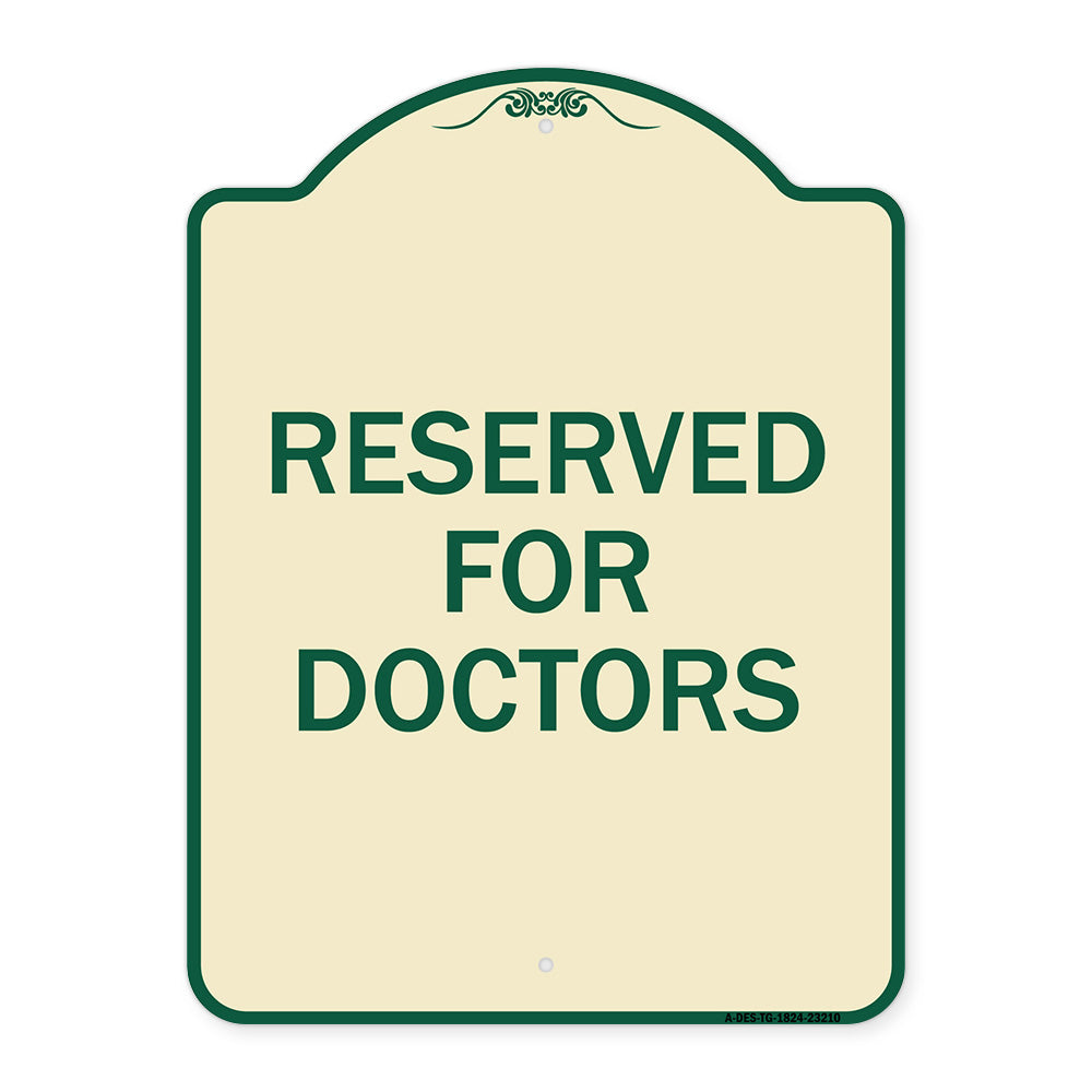 Reserved for Doctors