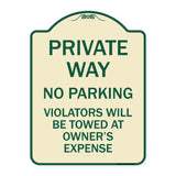 Private Way Violators Will Be Towed Away