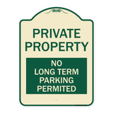 Private Property - No Long-Term Parking Permitted