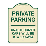 Private Parking Unauthorized Cars Will Be Towed Away