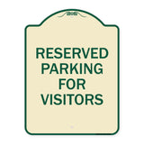 Parking Space Reserved Sign Parking Reserved for Visitors