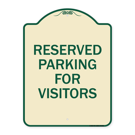 Parking Space Reserved Sign Parking Reserved for Visitors