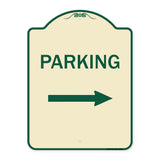 Parking Sign (Right Arrow)