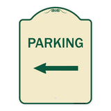 Parking Sign (Left Arrow)