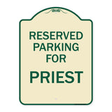 Parking Reserved for Priest