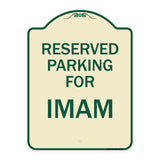 Parking Reserved for Imam