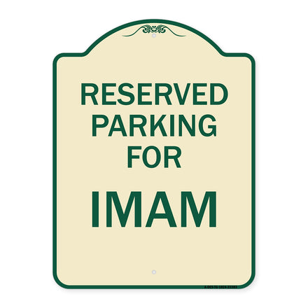 Parking Reserved for Imam