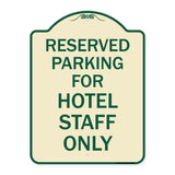Parking Reserved for Hotel Staff Only