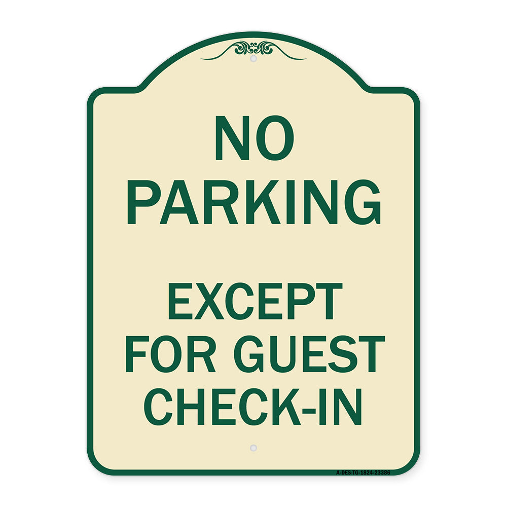 Parking Reserved for Guests Only