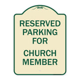 Parking Reserved for Church Member