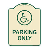 Parking Only (With New Access Symbol)