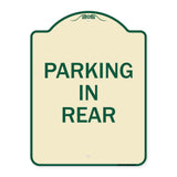 Parking in Rear