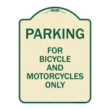Parking for Bicycles and Motorcycles Only