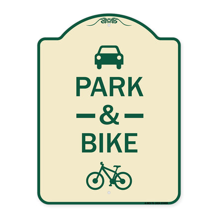 Park & Ride (With Bicycle Graphic