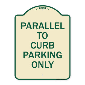 Parallel to Curb Parking Only