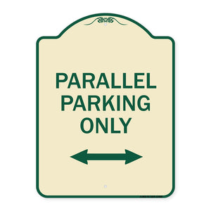 Parallel Parking Only with Bidirectional Arrow