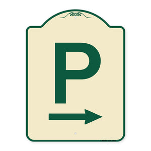 P Symbol (With Right Arrow)