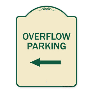 Overflow Parking with Left Arrow