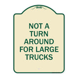 Not A Turn Around for Large Trucks