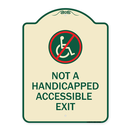 Not A Handicapped Accessible Exit (With Graphic)