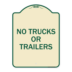 No Trucks or Trailers