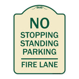 No Stopping Standing Parking - Fire Lane