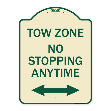 No Stopping Anytime with Bi-Directional Arrow