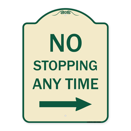 No Stopping Anytime with Arrow (Right)