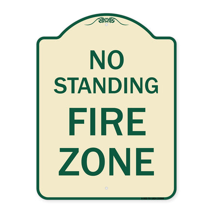 No Standing Fire Zone