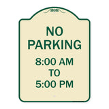 No Parking 8-00 Am to 5-00 Pm