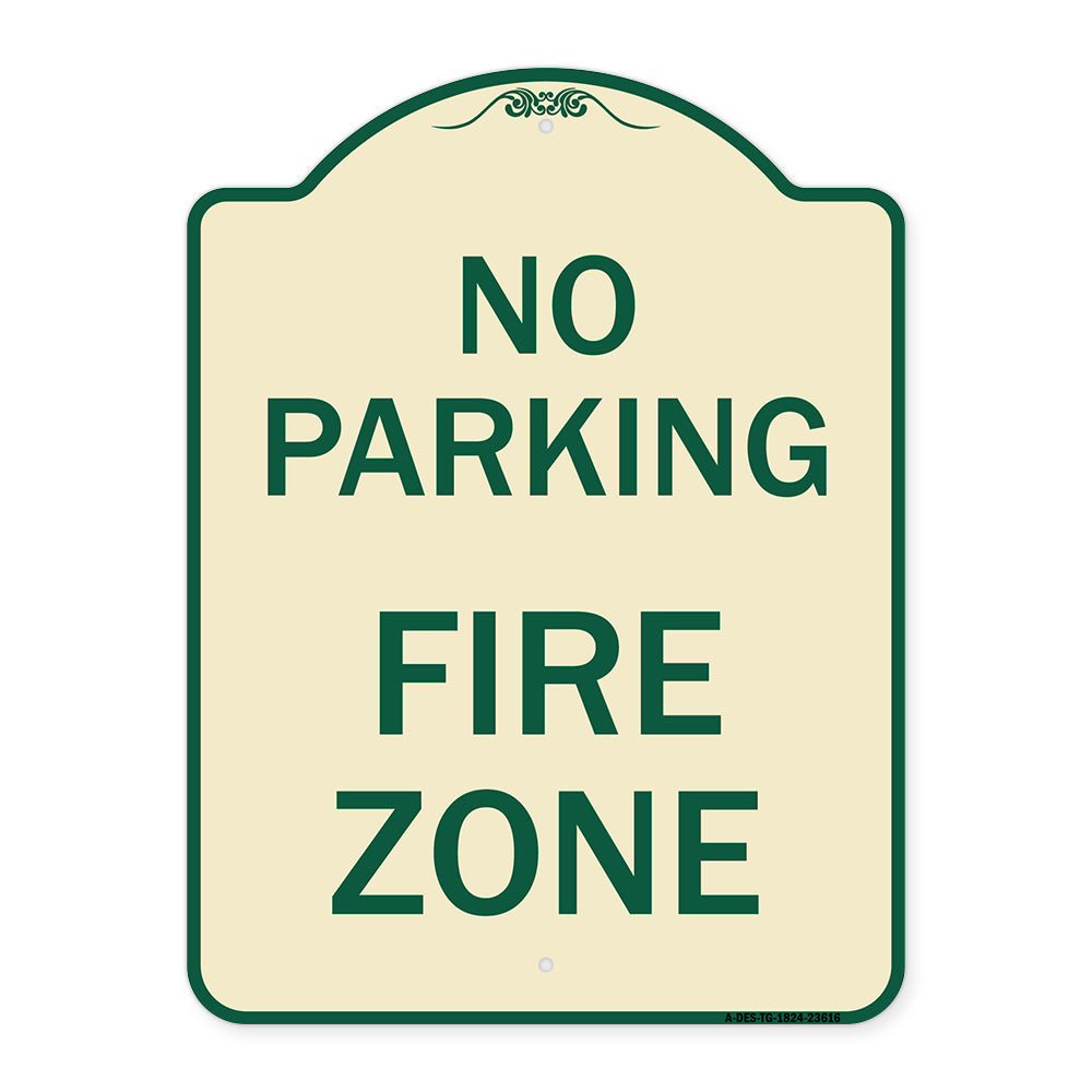 No Parking Fire Zone