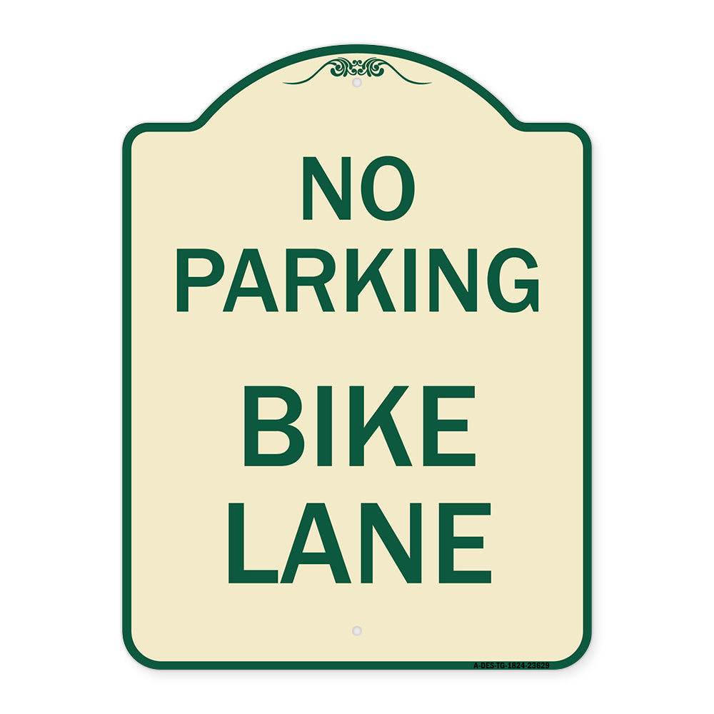 No Parking Bike Lane