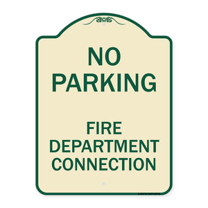No Parking Sign No Parking - Fire Department Connection