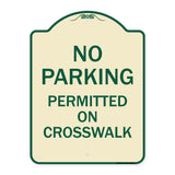 No Parking Permitted on Crosswalk