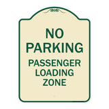 No Parking Passenger Loading Zone
