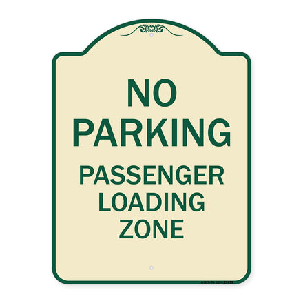 No Parking Passenger Loading Zone