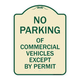 No Parking of Commercial Vehicles Except by Permit