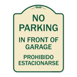 No Parking in Front of Garage Prohibido Estacionarse