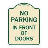 No Parking in Front of Doors