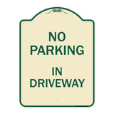 No Parking in Driveway