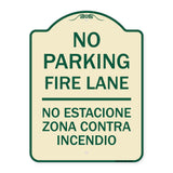No Parking Fire Lane No Estacione Zona Contra Incendio