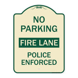 No Parking Fire Lane Police Enforced