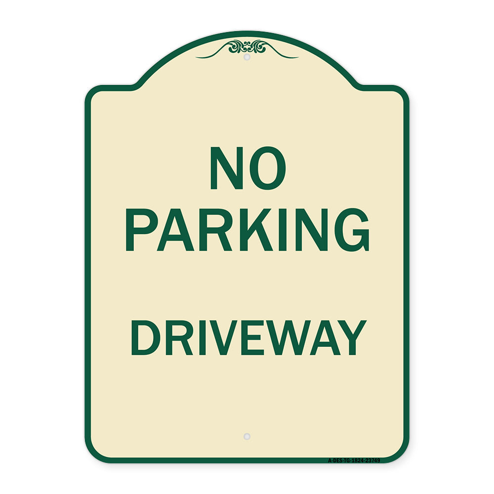 No Parking Driveway
